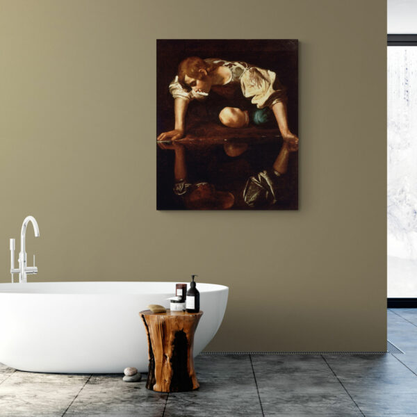 Caravaggio, Narcissus (1600) - Image 3