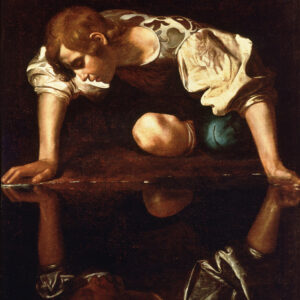 Caravaggio, Narcissus (1600)