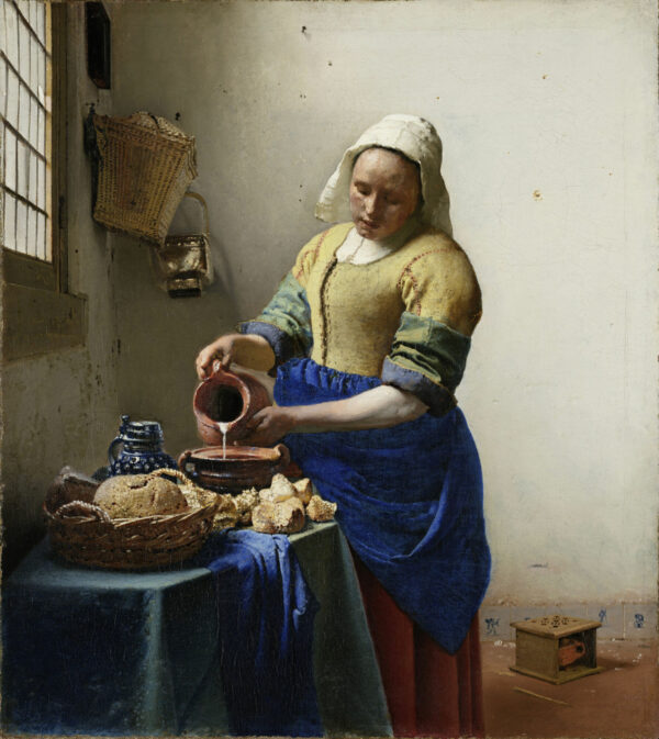 Vermeer, The Milkmaid (1660)