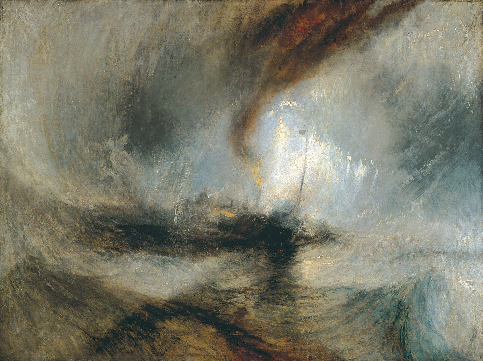 Turner, Snow Storm - Steam-Boat off a Harbour's Mouth (1842)