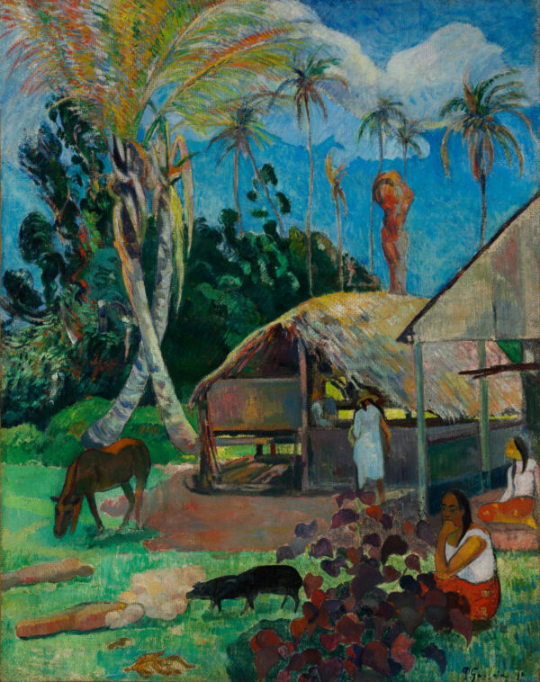Gauguin, The Black Pigs (1891)