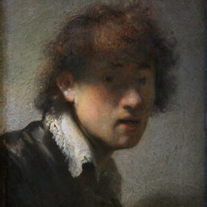 Rembrandt, Auto-retrato em uma idade jovem (1629)