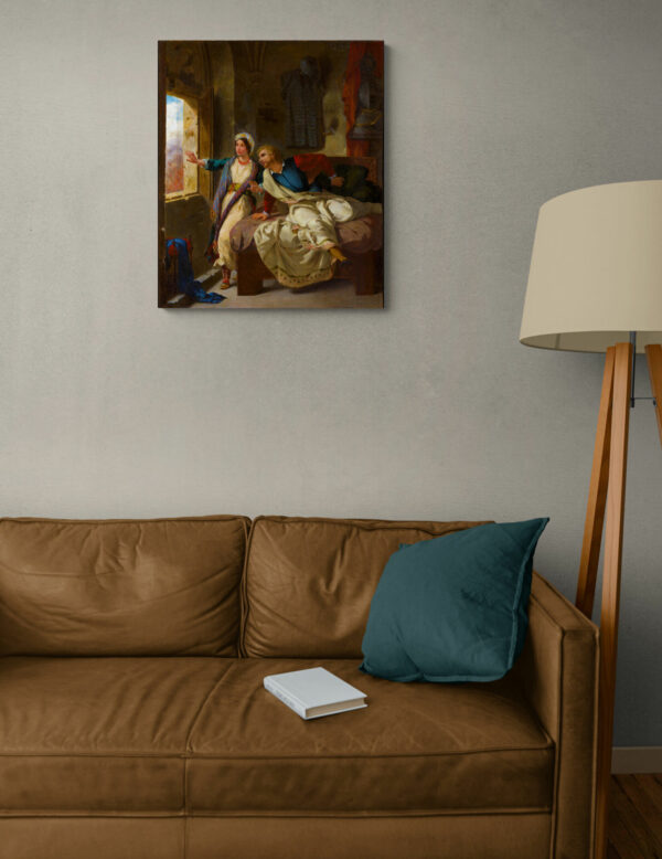 Delacroix, Rebecca and the Wounded Ivanhoe (1823) - Image 3