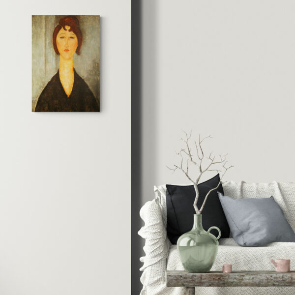 Modigliani, Ritratto di Giovane Donna, (1918) - Image 3