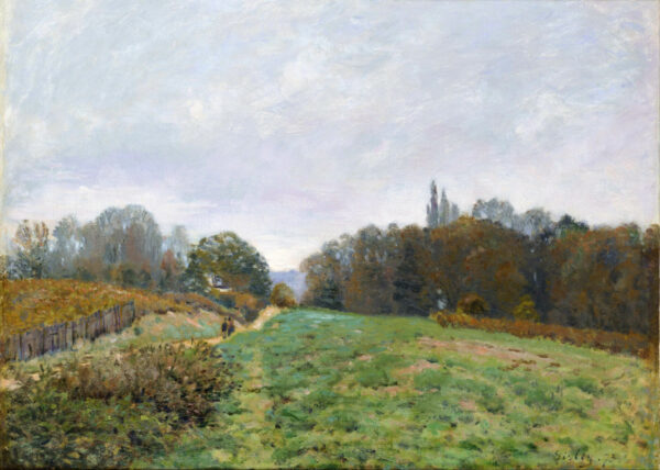 Sisley, Landscape at Louveciennes (1873)