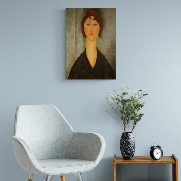 Modigliani, Ritratto di Giovane Donna, (1918) - Image 4
