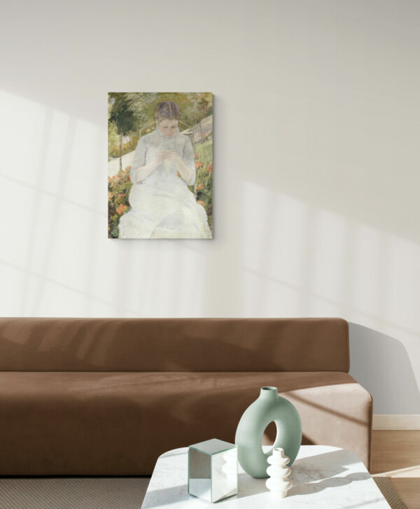 Mary Cassat, Girl in the Garden (1937) - Image 2