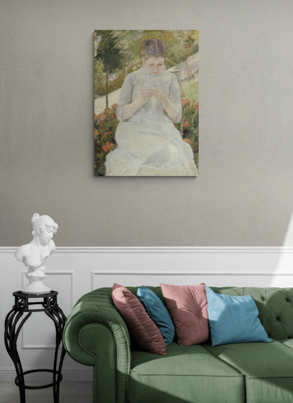 Mary Cassat, Girl in the Garden (1937) - Image 3