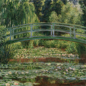 Monet, The Japanese Footbridge and the Water Lily Pool, Giverny (1899)