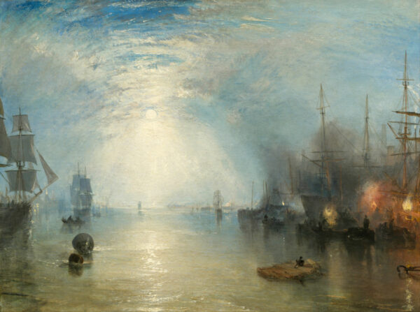 Turner, Keelmen Heaving in Coals by Moonlight (1835)