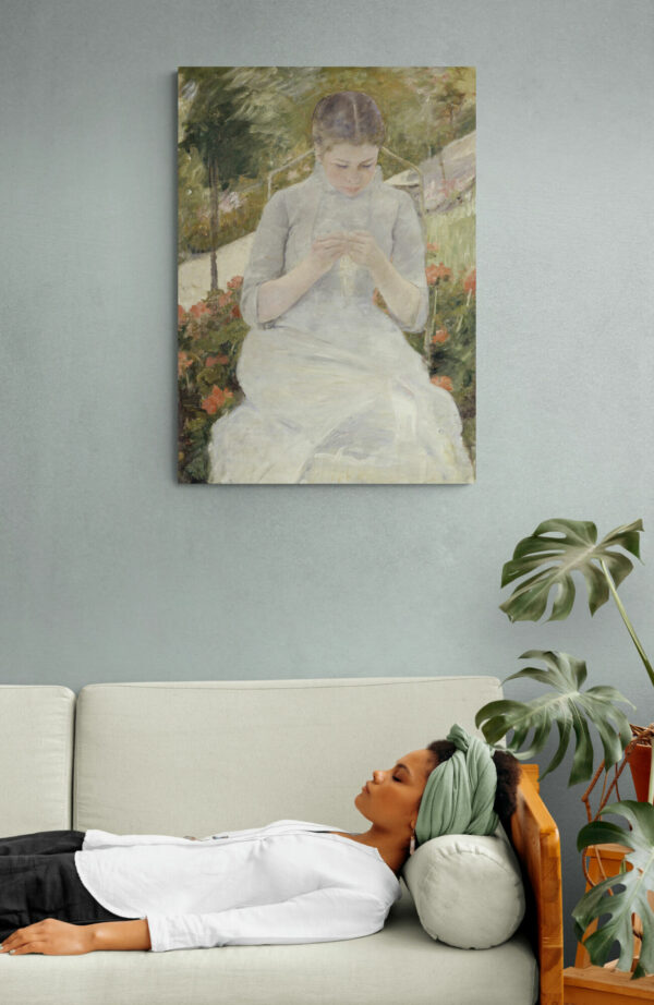 Mary Cassat, Girl in the Garden (1937) - Image 4