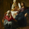 Vermeer, Christ in the house of Martha and Mary (1656)