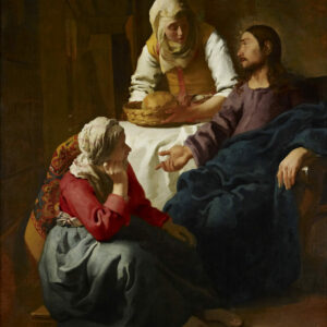Vermeer, Christ in the house of Martha and Mary (1656)