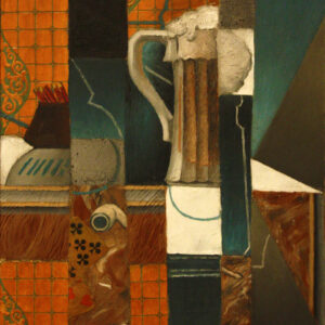 Juan Gris, Playing Cards and Glass of Beer (1913)
