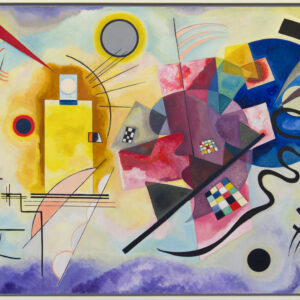 Kandinsky, Jaune, Rouge, Bleu (1925)