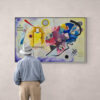 Kandinsky, Jaune, Rouge, Bleu (1925)