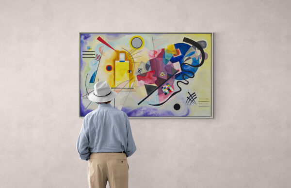 Kandinsky, Jaune, Rouge, Bleu (1925)