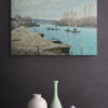 Alfred Sisley, The Seine at Port Marly, Piles of Sand (1933)