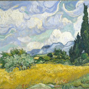 van Gogh, Wheat Field with Cypresses