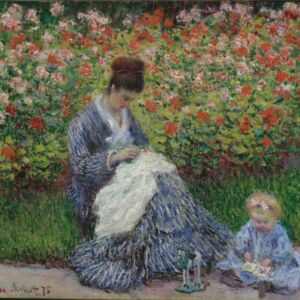 Monet, Madame Monet and her Child (1875)