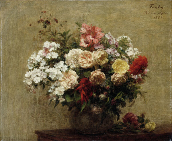 Henri Fantin-Latour, Summer Flowers(1880)