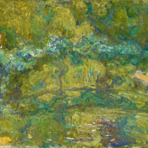 Monet, La passerelle sur le bassin aux nymphéas; (1919)